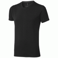 T-shirt bio manches courtes pour homme Kawartha - col V, tissu extensible, 95% coton biologique, 200 g/m² T-shirt bio manches courtes pour homme Kawartha - col V, tissu extensible, 95% coton biologique, 200 g/m²