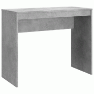 VidaXL Bureau Gris béton 90x40x72 cm Bois d'ingénierie Modèle Sirius Stella - gris 800382