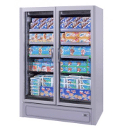 Vitrine verticale négative avec retour automatique de la porte, pour chr, traiteurs, boulangeries, pâtisseries et chocolateries -  multifreez plus 2p iarp