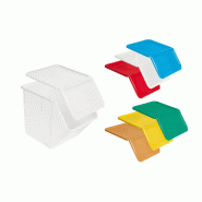 Bac gerbable emboîtable à ingrédients avec couvercle GILAC - 30 ou 40 L Bac gerbable emboîtable à ingrédients avec couvercle GILAC - 30 ou 40 L