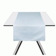 Chemin de table Excelsa Pastel Color coton 45x140 cm bleu clair - bleu textile 68836 Chemin de table Excelsa Pastel Color coton 45x140 cm bleu clair - bleu textile 68836