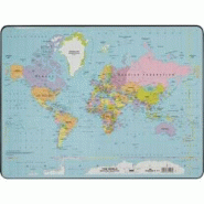 DURABLE Sous-main Carte du Monde PVC (chlorure de polyvinyle) Multicolore 53 x 40 cm - multicolore papier 7211-19 DURABLE Sous-main Carte du Monde PVC (chlorure de polyvinyle) Multicolore 53 x 40 cm - multicolore papier 7211-19