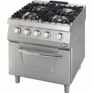 Fourneau gaz sur four gaz - gamme 900 - 4 feux (F4G9FG80LP) AFI collin-lucy