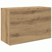 Helloshop26 - Armoire murale de bain design pratique 60 x 25 x 40 cm en bois d'ingénierie chêne artisanal 02_0051268 - Bois massif 3000236827485
