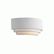 Nordlux Applique murale LANCIO Oblong Plâtre Blanc, H.12.7 - IP20 - E14 / Intérieur - blanc 5704924018572