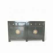 OPIUM OUTLET Asia Meubles Commode Buffet Armoire sideboard console chiffonnier 31196 gris foncé asiatique chinois oriental entièrement monté - gris OPIUM OUTLET Asia Meubles Commode Buffet Armoire sideboard console chiffonnier 31196 gris foncé asiatique chinois oriental entièrement monté - gris