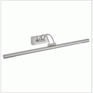 Papuq Applique murale LED 12W, lumière chaude 3000K, nickel mat, traditionnelle et élégante, totalement articulée pour tableaux et miroirs. - 8436 Papuq Applique murale LED 12W, lumière chaude 3000K, nickel mat, traditionnelle et élégante, totalement articulée pour tableaux et miroirs. - 8436