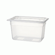 Récipient Gastronorm, polypropylène, GN 1/4, H. 150 mm, série Protect de Stalgast - GN3014150