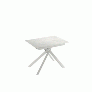 Stones Chaise de salle à manger Astrid avec structure en noyer massif et assise rembourrée marron clair - Design contemporain et élégant - blanc m