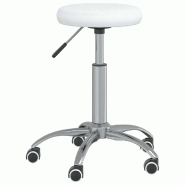 VidaXL Chaise de salle à manger Blanc Similicuir  Modèle Vega Office Élégance - 3085682