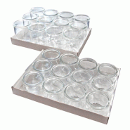 APS Verres Gourmet, set de 12 Ø 6 cm, H : 5,5 cm, 0,08 litre - transparent verre 82370