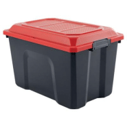 Bac de rangement Sundis 60 L rouge et noir Bac de rangement Sundis 60 L rouge et noir