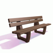 Banc ROBUSTO 2 en plastique recyclé