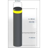 Borne de protection SUMO - AB700 Fixe - Citinnov - Résistance élevée certifiée - Corps en acier_1