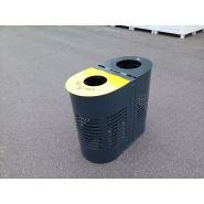 Corbeille mono-flux ou bi-flux Rubis vigipirate