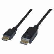 Dacomex sachet cordon displayport 1.1 vers hdmi - 2 m 194025