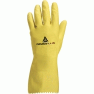 Gant de protection chimique latex floqué coton