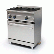 Gasfrit - Cuisinière 2 feux avec four à gaz 800 x 550 x 850 mm 17,4 kw - cocina2fuegoshorno