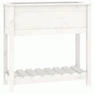 Helloshop26 - Jardinière bac lit surélevé plantes fleurs terrasse jardin avec étagère 82,5 x 34,5 x 81cm bois massif de pin blanc 02_0038402 - 30 Helloshop26 - Jardinière bac lit surélevé plantes fleurs terrasse jardin avec étagère 82,5 x 34,5 x 81cm bois massif de pin blanc 02_0038402 - 30