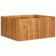 Helloshop26 - Jardinière lit surélevé plantes fleurs jardin 100 x 100 x 50 cm bois massif d'acacia 02_0000969 - 3000073071539 Helloshop26 - Jardinière lit surélevé plantes fleurs jardin 100 x 100 x 50 cm bois massif d'acacia 02_0000969 - 3000073071539
