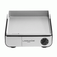 LAGRANGE Plancha électrique 1750w Plaque Inox 35x40cm 219201 - 3196202192012
