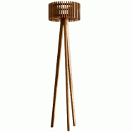 Lumisky Lampadaire solaire EDEN TALL en bois teck H158cm Bois Bois - marron 3666162011840