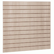 Panneau rainuré R30 L90xP120cm épaisseur 18mm - orme clair