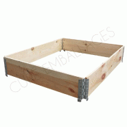 Rehausse de palette neuve - 1200 X 800 X 195 X 20mm Rehausse de palette neuve - 1200 X 800 X 195 X 20mm