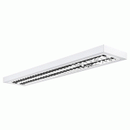 ROSSINI ILLUMINAZIONE Plafonnier Led Bill Evo 37W 3000K Cri90 Ugr19 - Plafonnier Ou Luminaire Suspendu Pour Bureaux Et Bornes Vidéo En Acier Blanc -