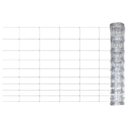 Vidaxl clôture de jardin acier galvanisé 50x1,5 m argenté 149488 Vidaxl clôture de jardin acier galvanisé 50x1,5 m argenté 149488