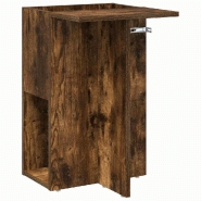 VidaXL Table d'appoint Chêne fumé 35 x 40 x 55 cm Bois d'ingénierie Modèle Flex Panorama Évasion - 891100