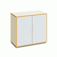 Armoire basse avec portes battantes et serrure clé