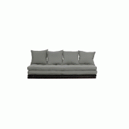 BANQUETTE FUTON TATAMI CHICO GREY COUCHAGE 2 X 70*200 CM.