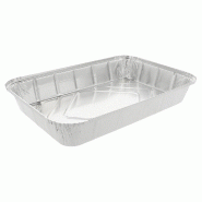 Barquette aluminium 2100cc 31,5x21,5x4cm - par 450