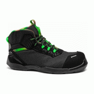 Base - Chaussures de sécurité hautes en tissu technique noir et verte  YELLOWSTONE S3PS http://carbonn.Fr/img/co/382.Jpg Taille 47 - 47 matière syn