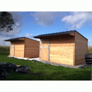 Box individuel pour cheval en bois Douglas - BOX001 - personnalisable avec huisserie galvanisée