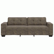 Canapé Gris foncé 221 x 80 x 80 cm tissu Modèle AbriÉmeraude 129 - 8721158690548