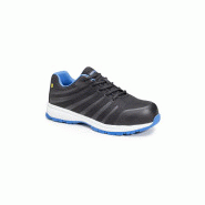 Chaussure de securite basse noir bleu GALAXITE s1p Chaussure de securite basse noir bleu GALAXITE s1p