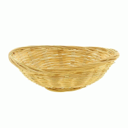 Corbeille à pain bambou Chine ovale 27x20x7cm Lot de 6 - Corbeille à pain bambou Chine ovale 27x20x7cm Lot de 6 -