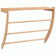 Helloshop26 - Porte-serviette 60x25,5x49 cm bois massif de noyer 02_0005537 - 3001970899783