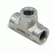FZ1637, High Pressure Fitting, Tee, 700 bar Maximum Operating Pressure, Connection from 1/4" NPTF  to 1/4" NPTF