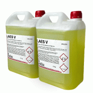 Pack de 2 bidons de détergent professionnel 6 kg LAES-V pour lave-vaisselle automatique de cuisine professionnelle de restaurant et CHR. - LAES V x2