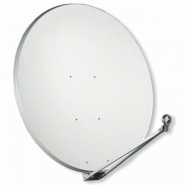 Parabole gibertini 125 cm alu sans lnb gris clair Parabole gibertini 125 cm alu sans lnb gris clair