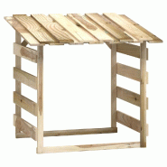 Pergola avec toit 100x90x100 cm Bois de pin imprégné Modèle AbriVallée 58 - 318379