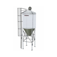 Silo d'aliment d'élevage à cône axial sortie Ø700 - Capacité 5.5 à 50m3 -  Ø2325 à Ø3000 - Silo Gâtine 700