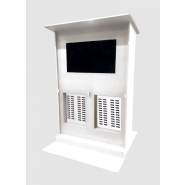 Station de batterie externe outdoor avec 48 batteries portatives en libre-service - Nomade 100 Station de batterie externe outdoor avec 48 batteries portatives en libre-service - Nomade 100