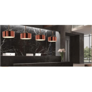 Suspension diagonalgnl équipée de 3 ampoules e27 coloris cuivre Suspension diagonalgnl équipée de 3 ampoules e27 coloris cuivre
