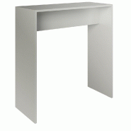 Table pont Vertigo gris alu 94x40x100cm