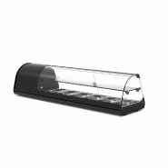Vitrine réfrigérée à tapas CLASSIC - 2 niveaux - 6 bacs GN 1/3 - 1438 mm - V26N | Sayl Barcelona
