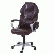 Décoshop26 - Fauteuil de bureau sur roulettes avec fonction massage chauffage pivotante en synthétique bordeaux 04_0001918 - 3000355532697 Décoshop26 - Fauteuil de bureau sur roulettes avec fonction massage chauffage pivotante en synthétique bordeaux 04_0001918 - 3000355532697